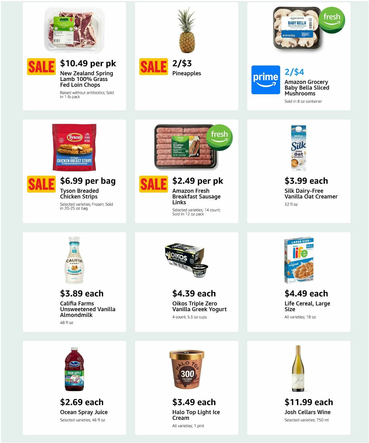 Amazon Fresh Weekly Ad from April 23