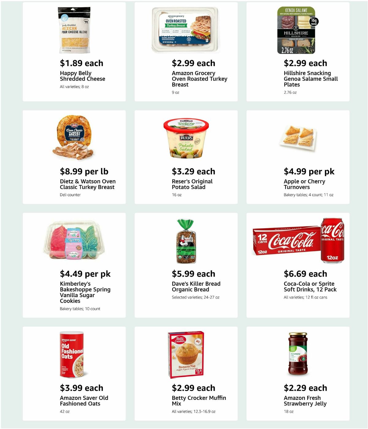 Amazon Fresh Weekly Ad from April 23