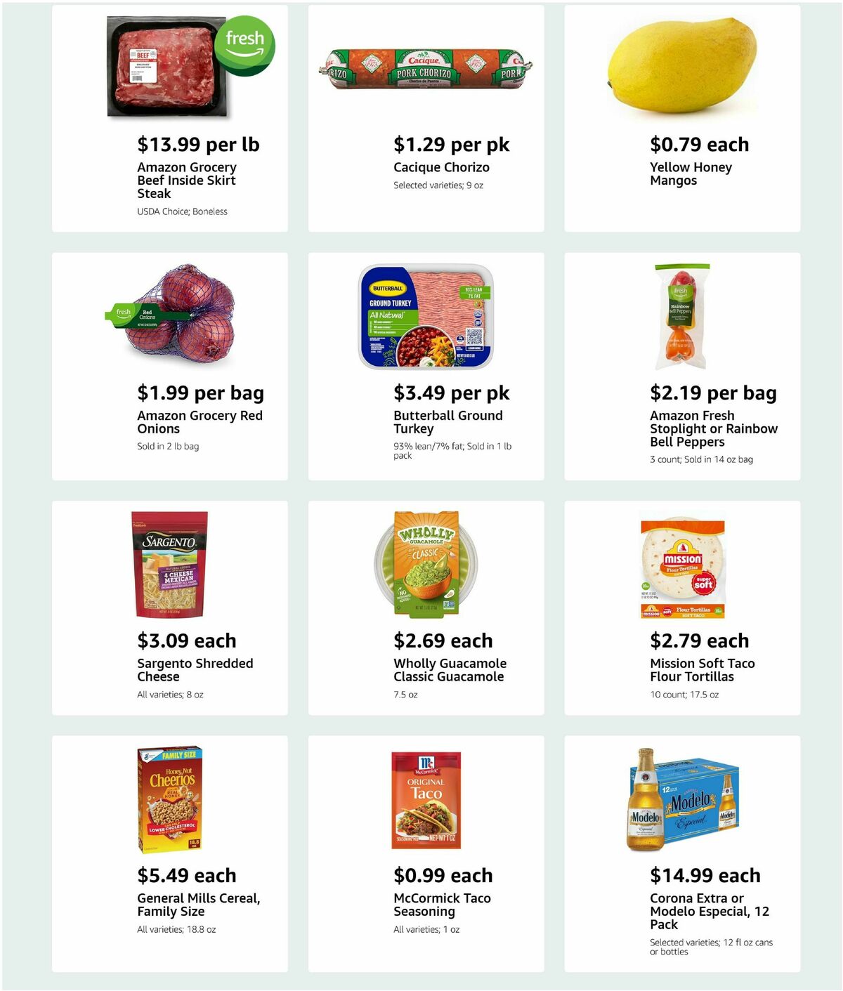 Amazon Fresh Weekly Ad from April 30
