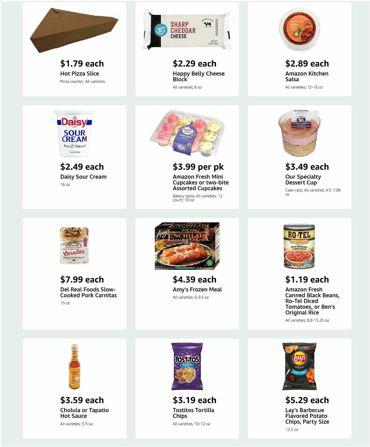 Amazon Fresh Weekly Ad from April 30