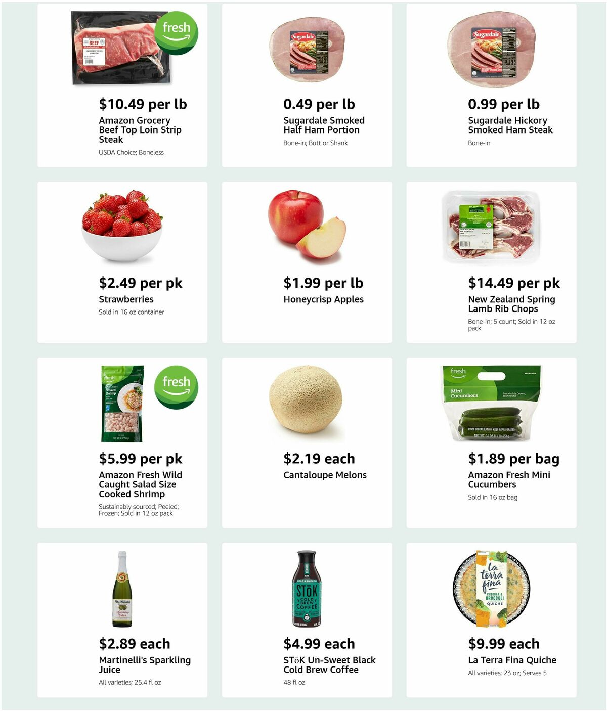 Amazon Fresh Weekly Ad from May 7