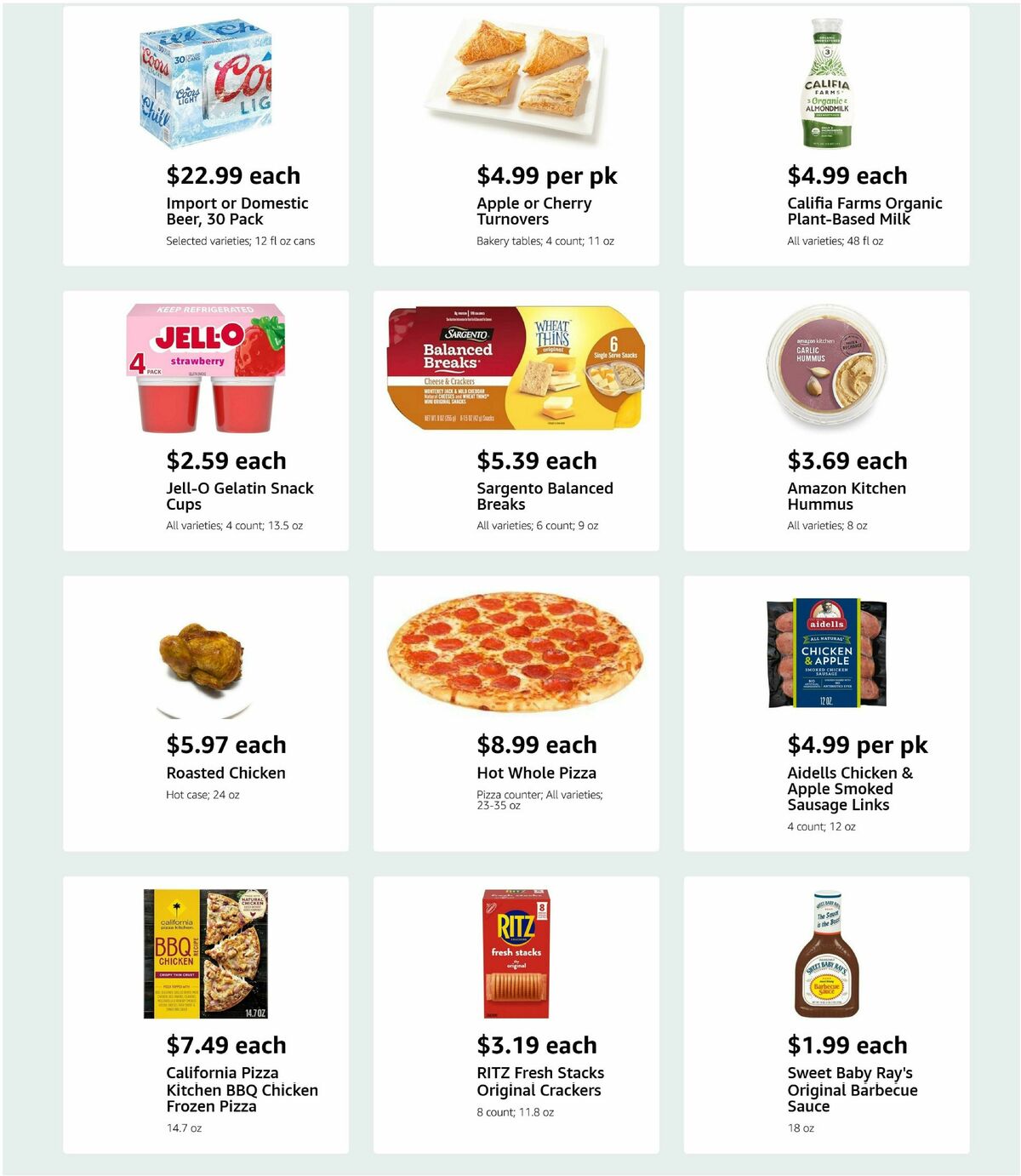 Amazon Fresh Weekly Ad from May 14