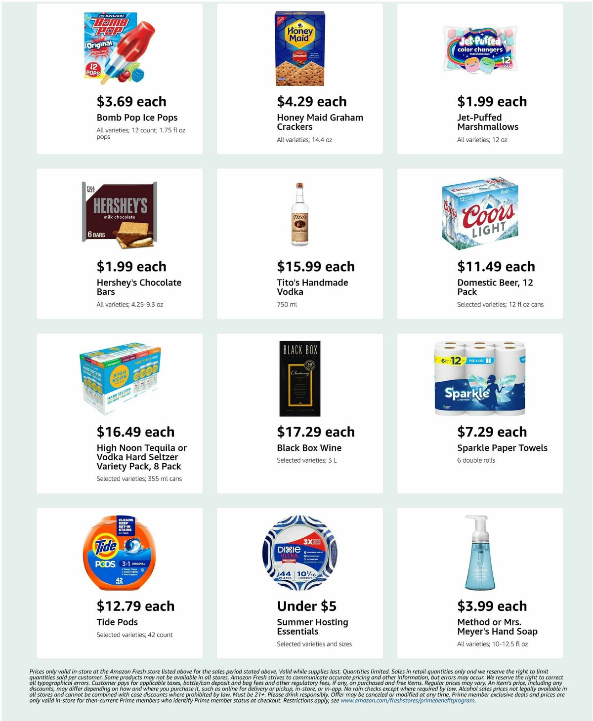 Amazon Fresh Weekly Ad from May 21