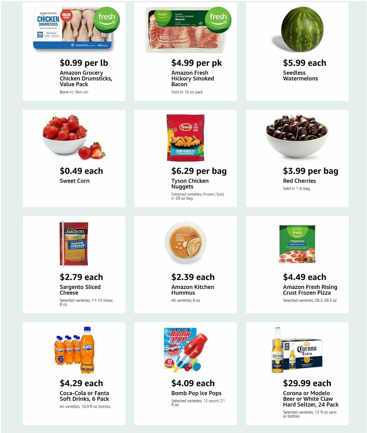 Amazon Fresh Weekly Ad from June 4