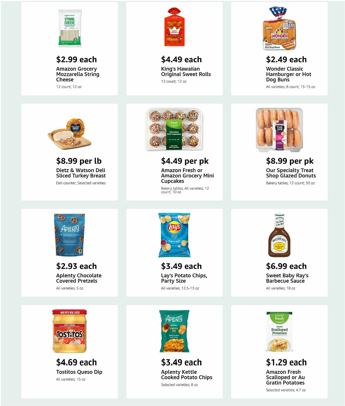 Amazon Fresh Weekly Ad from June 4