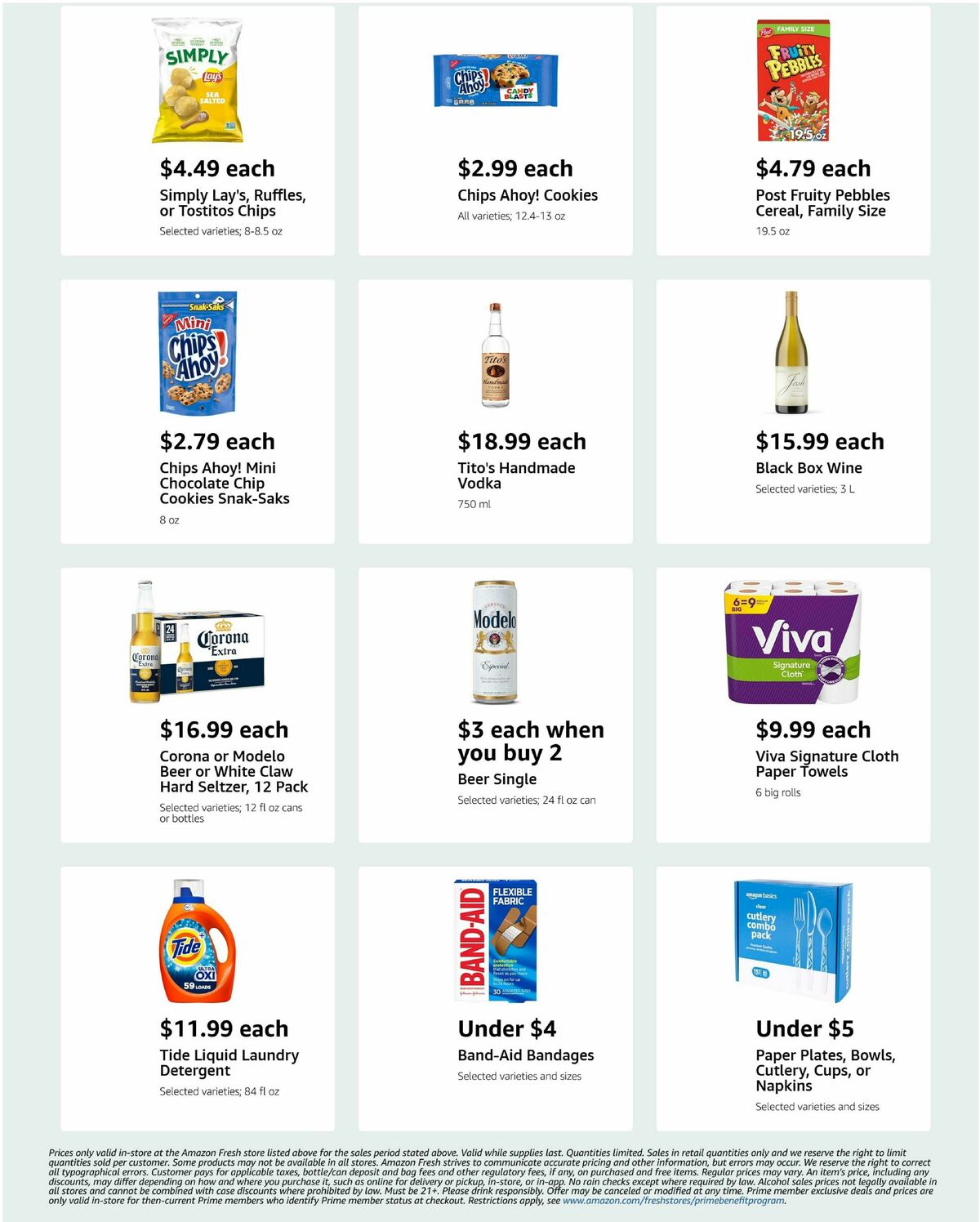 Amazon Fresh Weekly Ad from June 4