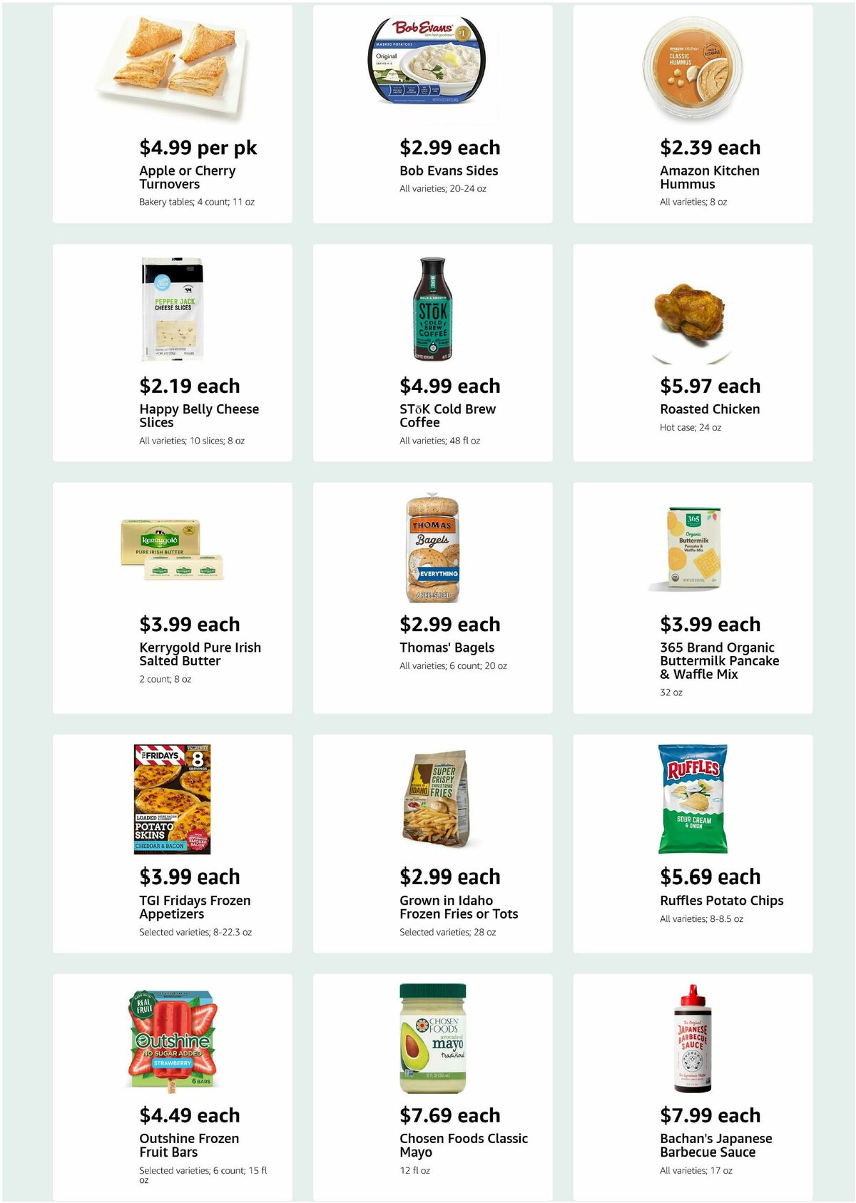 Amazon Fresh Weekly Ad from June 11