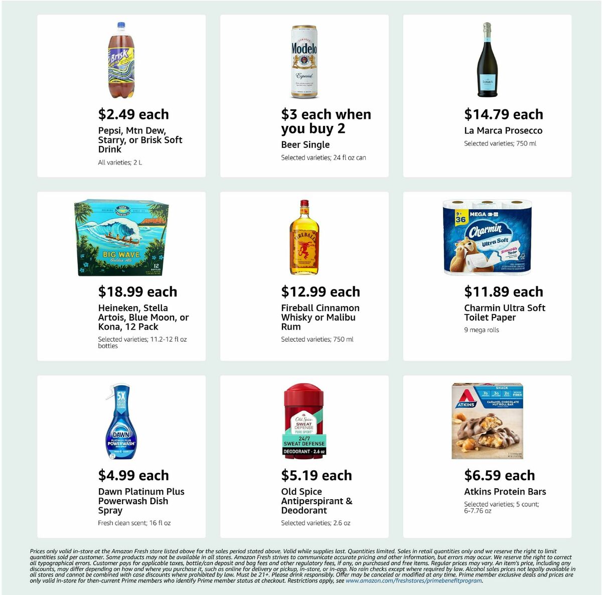 Amazon Fresh Weekly Ad from June 11