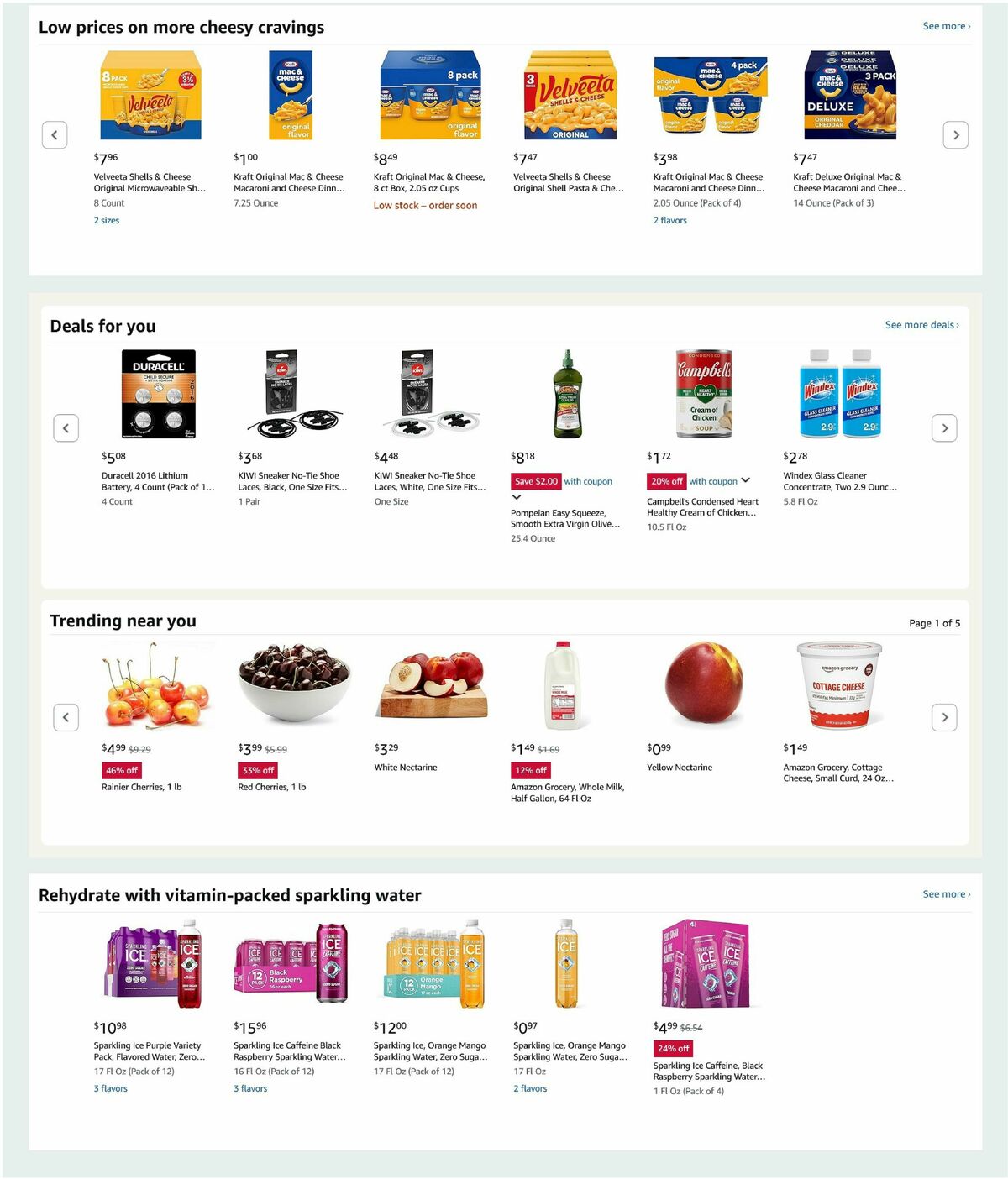 Amazon Fresh Weekly Ad from June 25