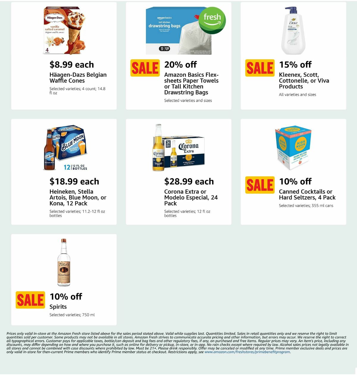 Amazon Fresh Weekly Ad from July 9