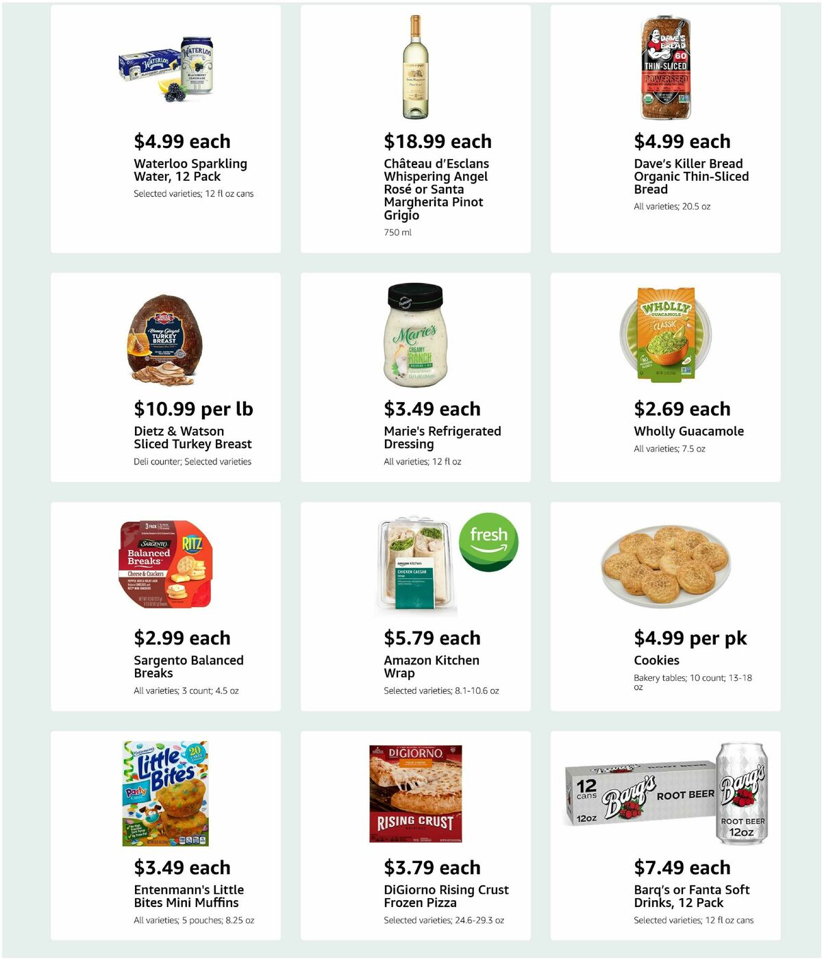 Amazon Fresh Weekly Ad from July 16