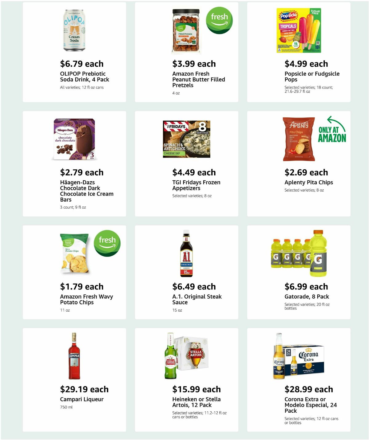 Amazon Fresh Weekly Ad from July 16