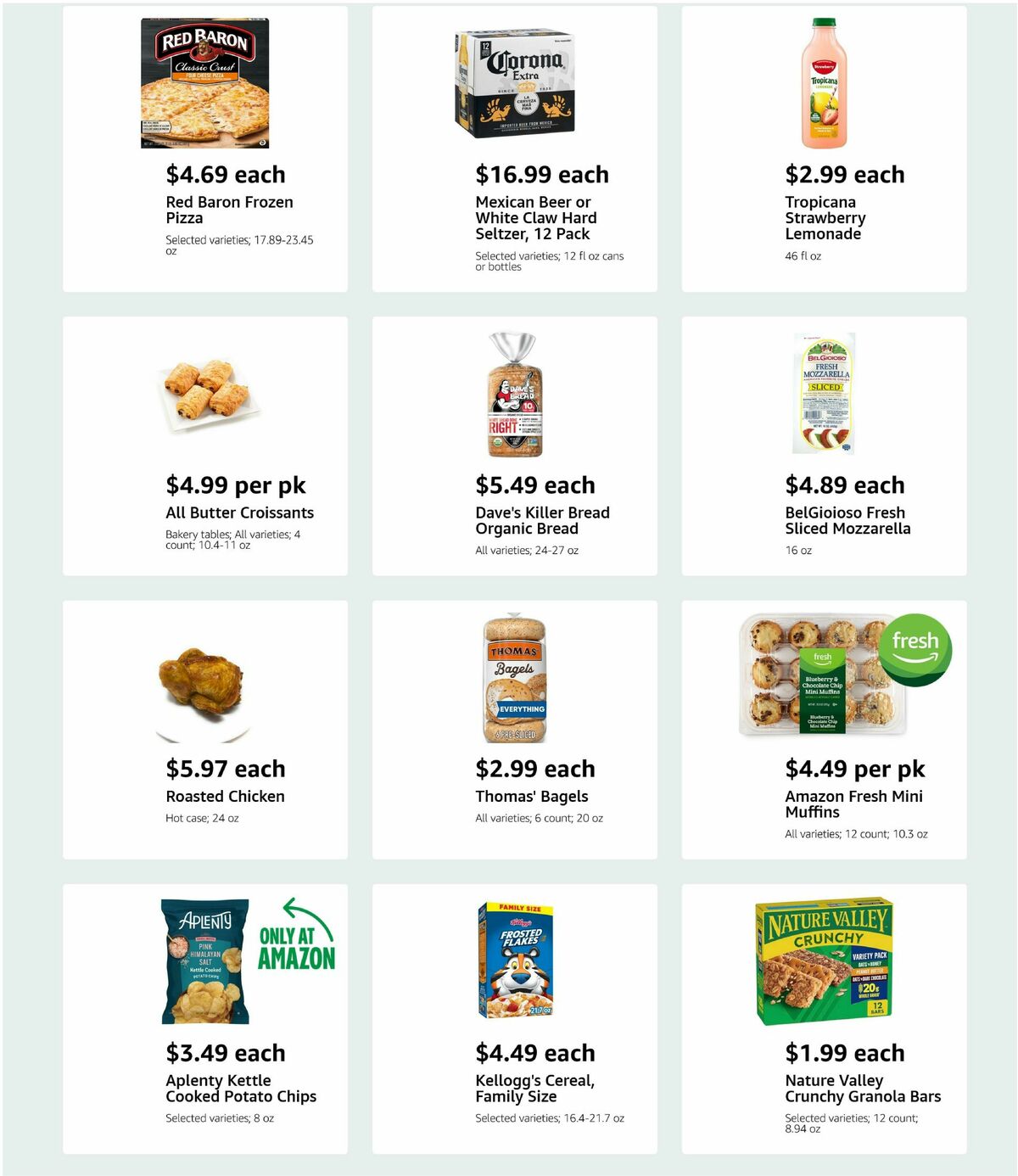Amazon Fresh Weekly Ad from July 23