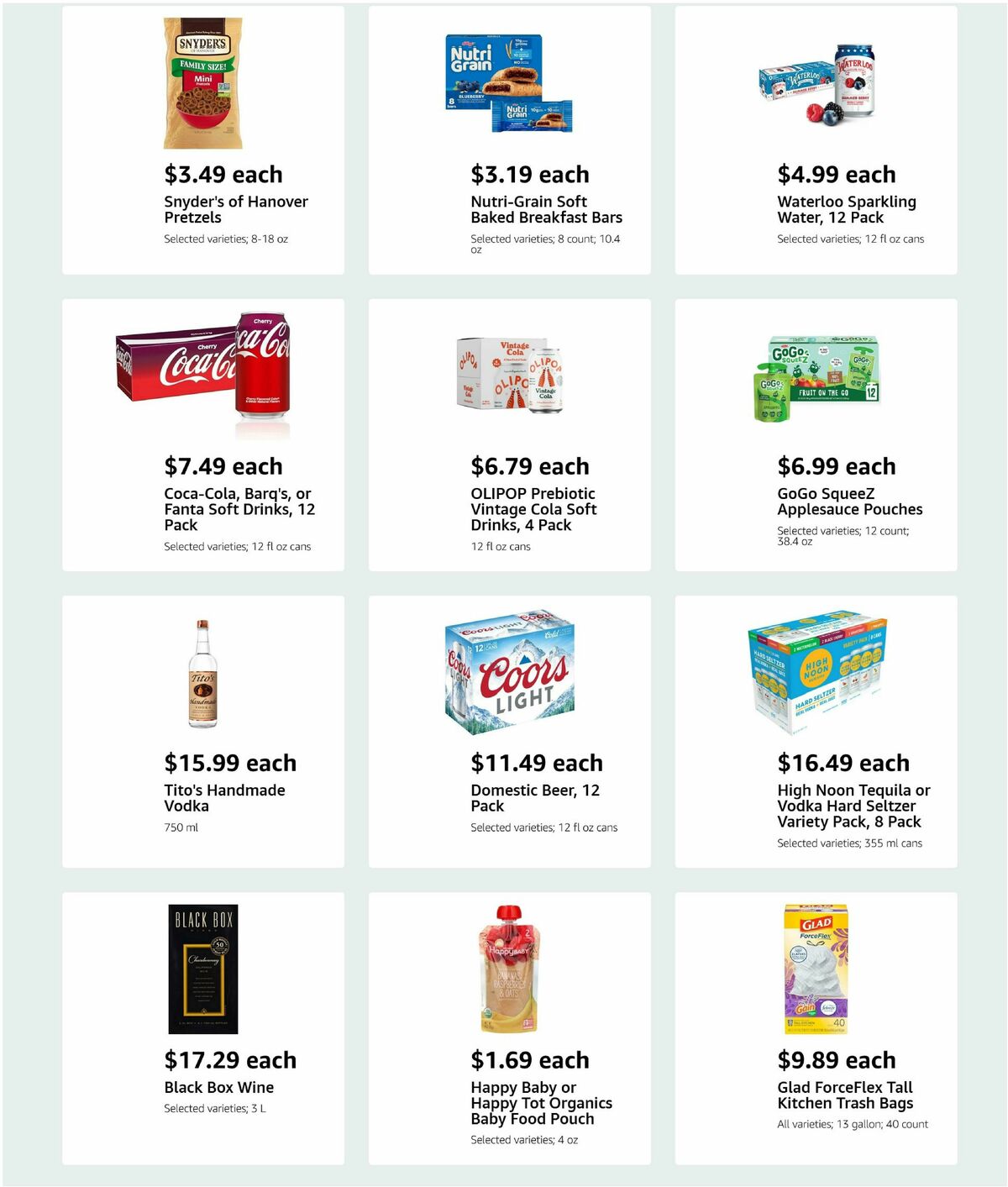 Amazon Fresh Weekly Ad from July 23