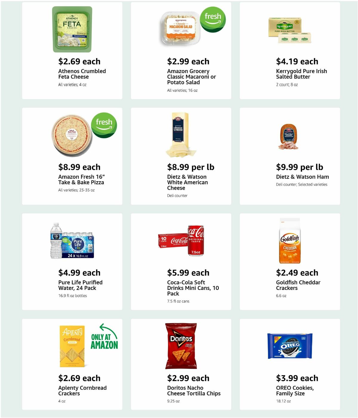Amazon Fresh Weekly Ad from July 30