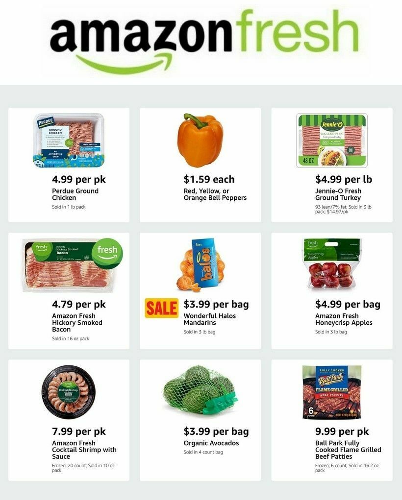 Amazon Fresh Weekly Ad from September 10