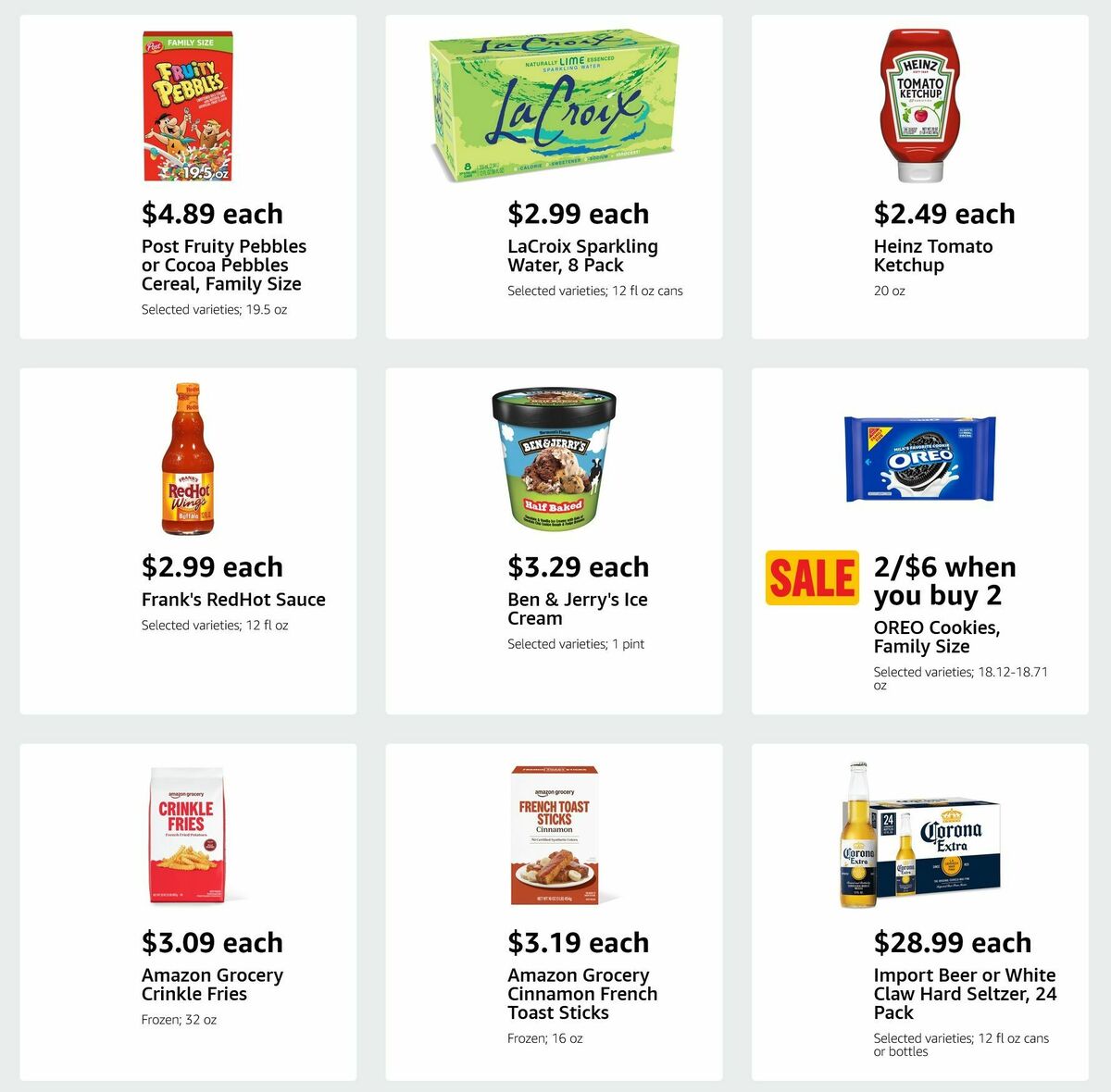 Amazon Fresh Weekly Ad from September 10