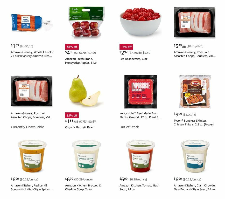 Amazon Fresh Weekly Ad from September 17
