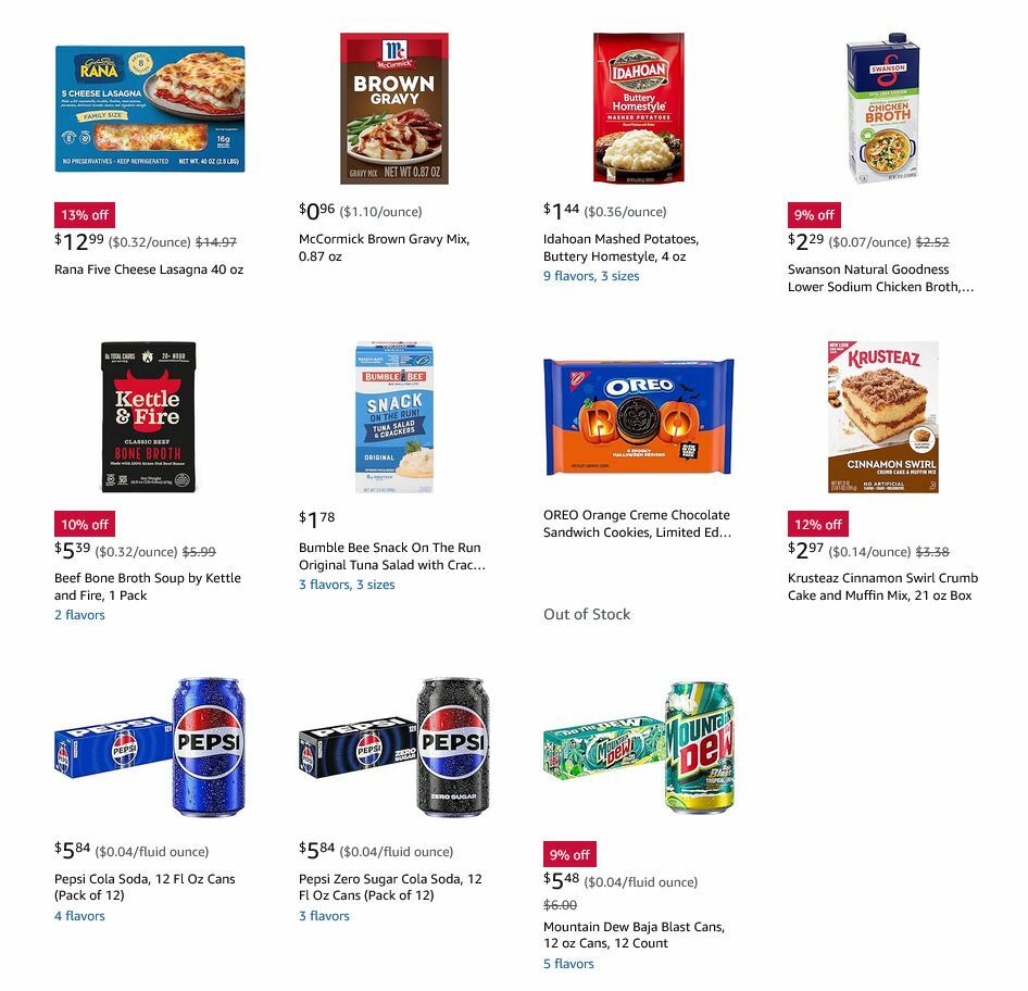 Amazon Fresh Weekly Ad from September 17