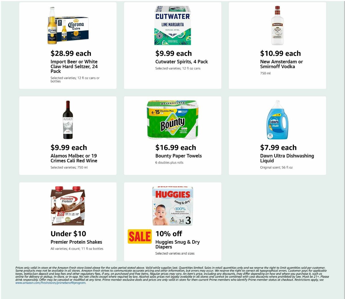Amazon Fresh Weekly Ad from September 24