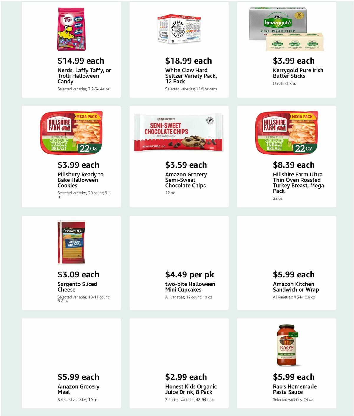 Amazon Fresh Weekly Ad from October 15