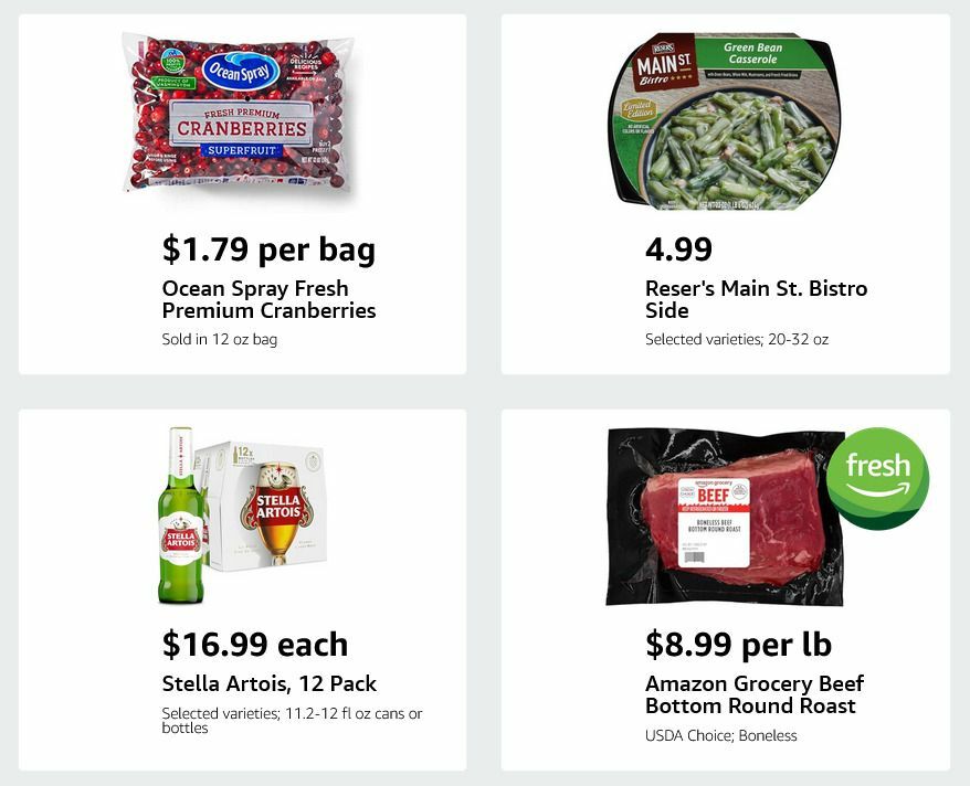 Amazon Fresh Weekly Ad from November 5