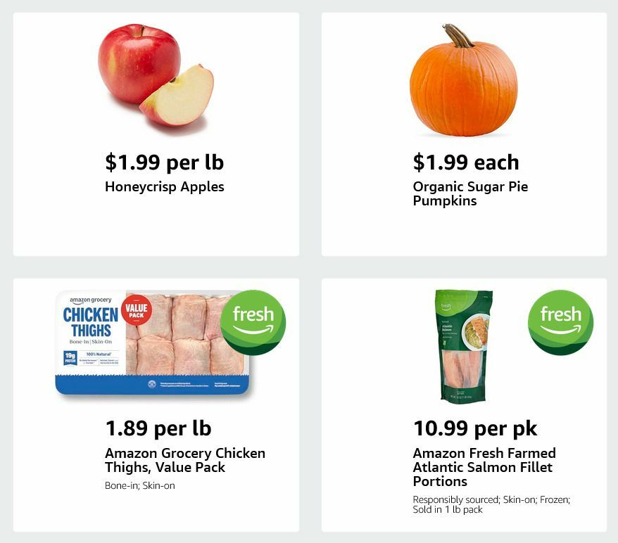 Amazon Fresh Weekly Ad from November 5