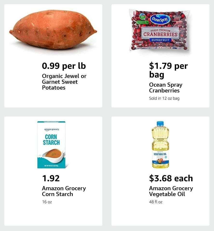 Amazon Fresh Weekly Ad from November 12