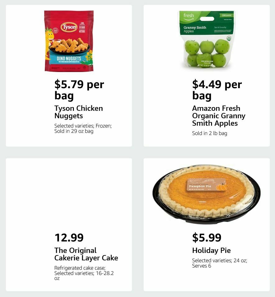 Amazon Fresh Weekly Ad from November 19