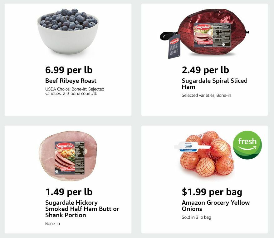Amazon Fresh Weekly Ad from December 10