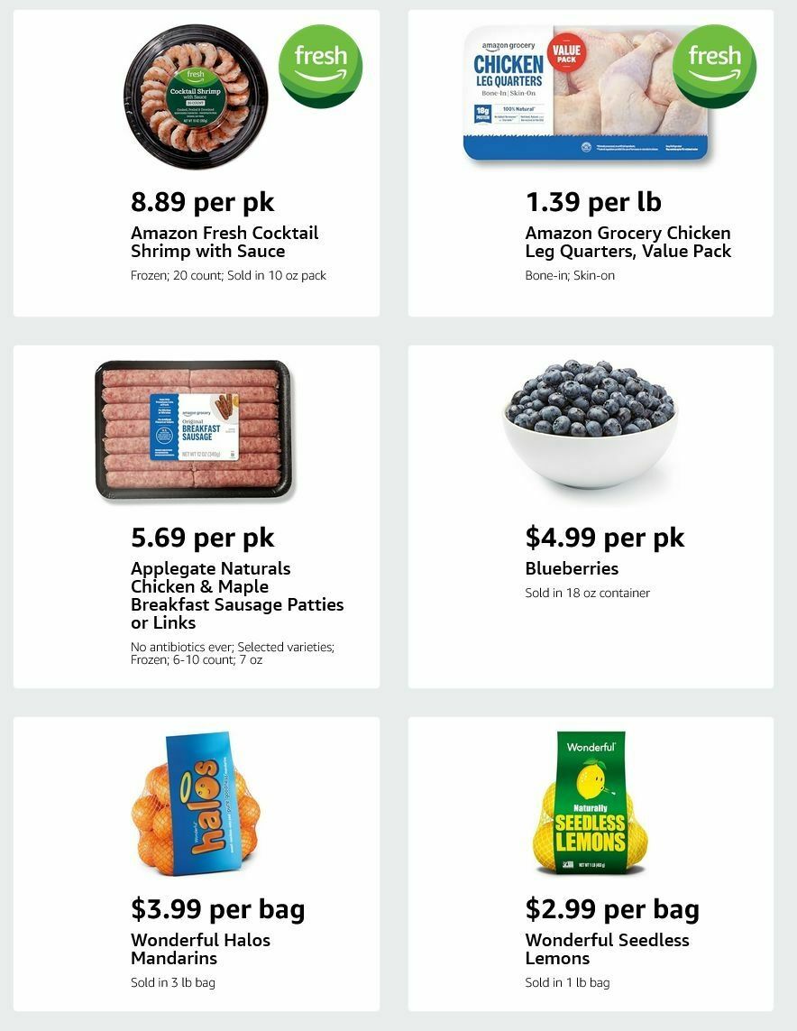 Amazon Fresh Weekly Ad from December 26