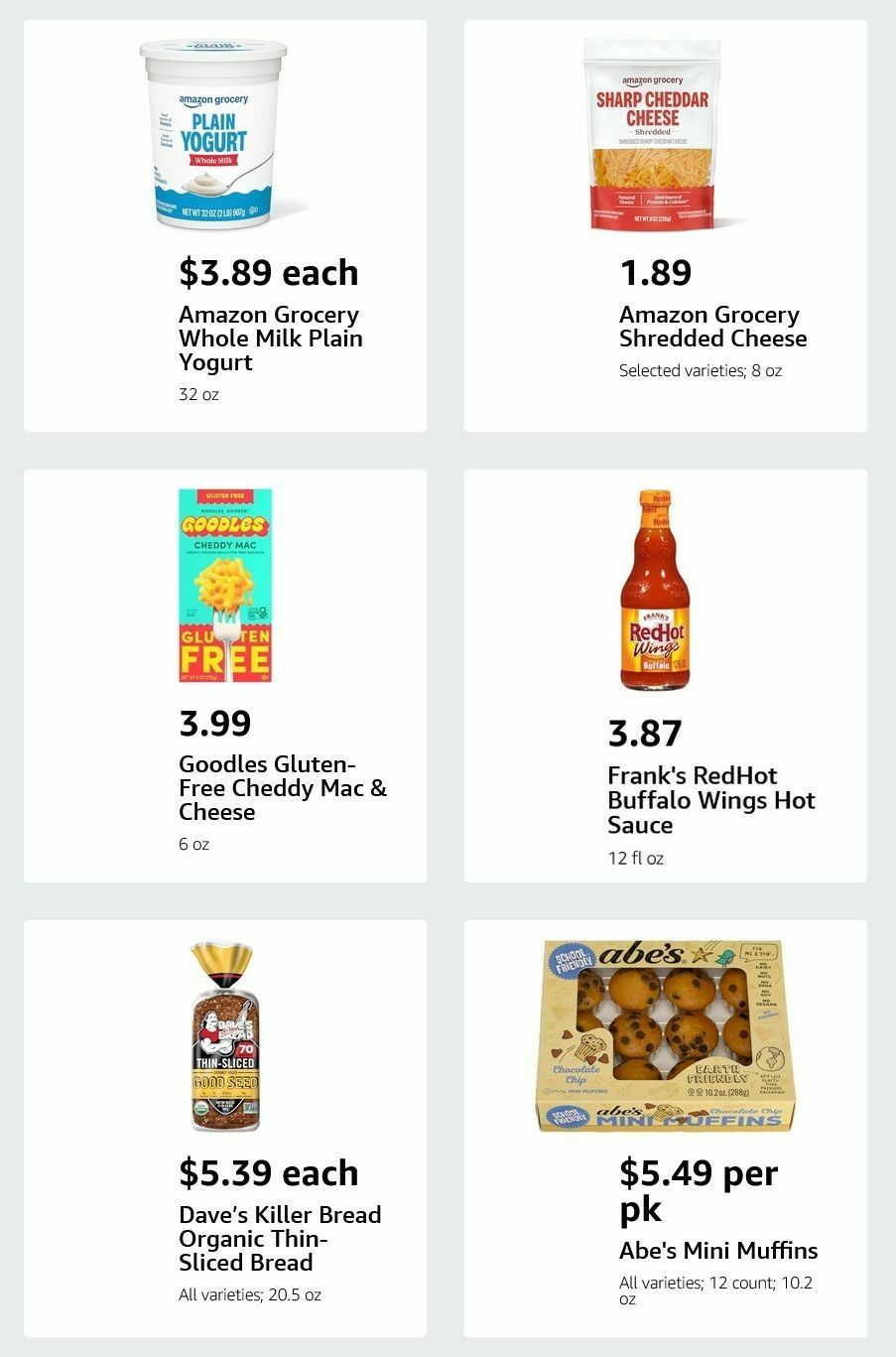 Amazon Fresh Weekly Ad from January 28