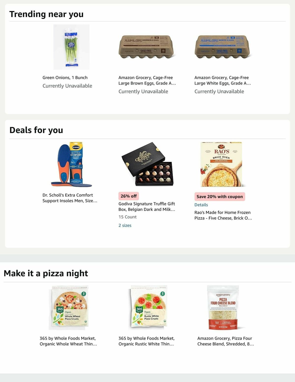 Amazon Fresh Weekly Ad from March 18
