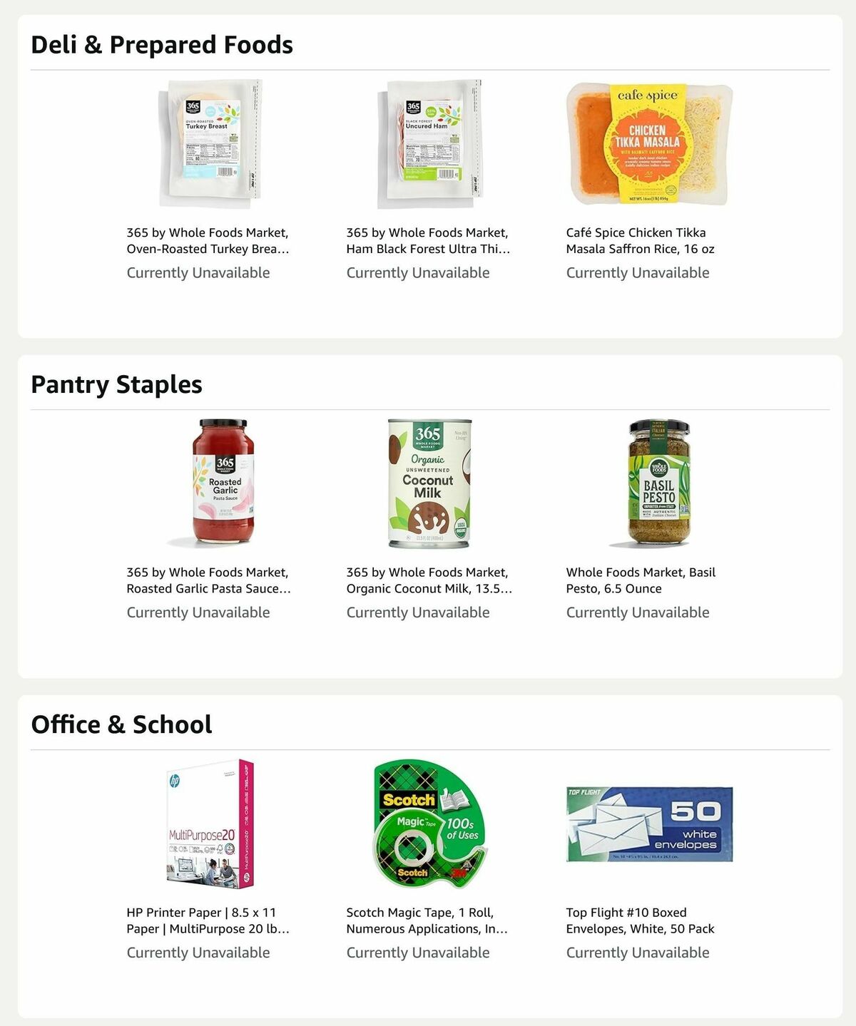 Amazon Fresh Weekly Ad from March 18