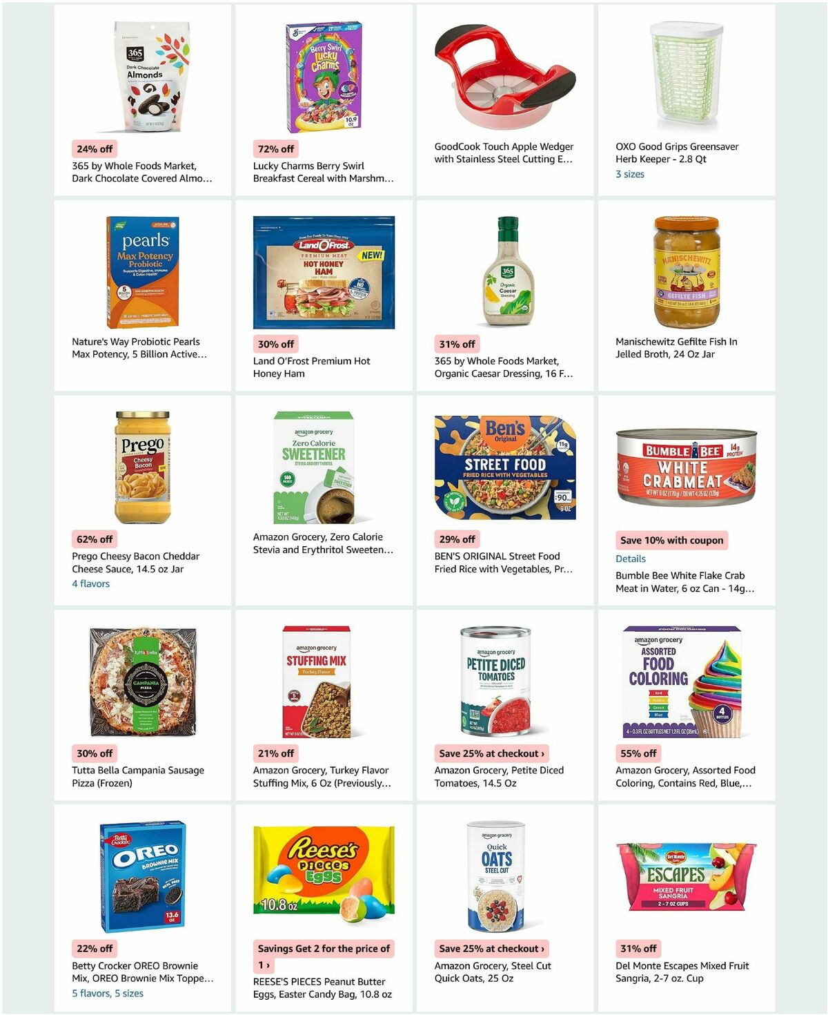 Amazon Fresh Weekly Ad from March 25