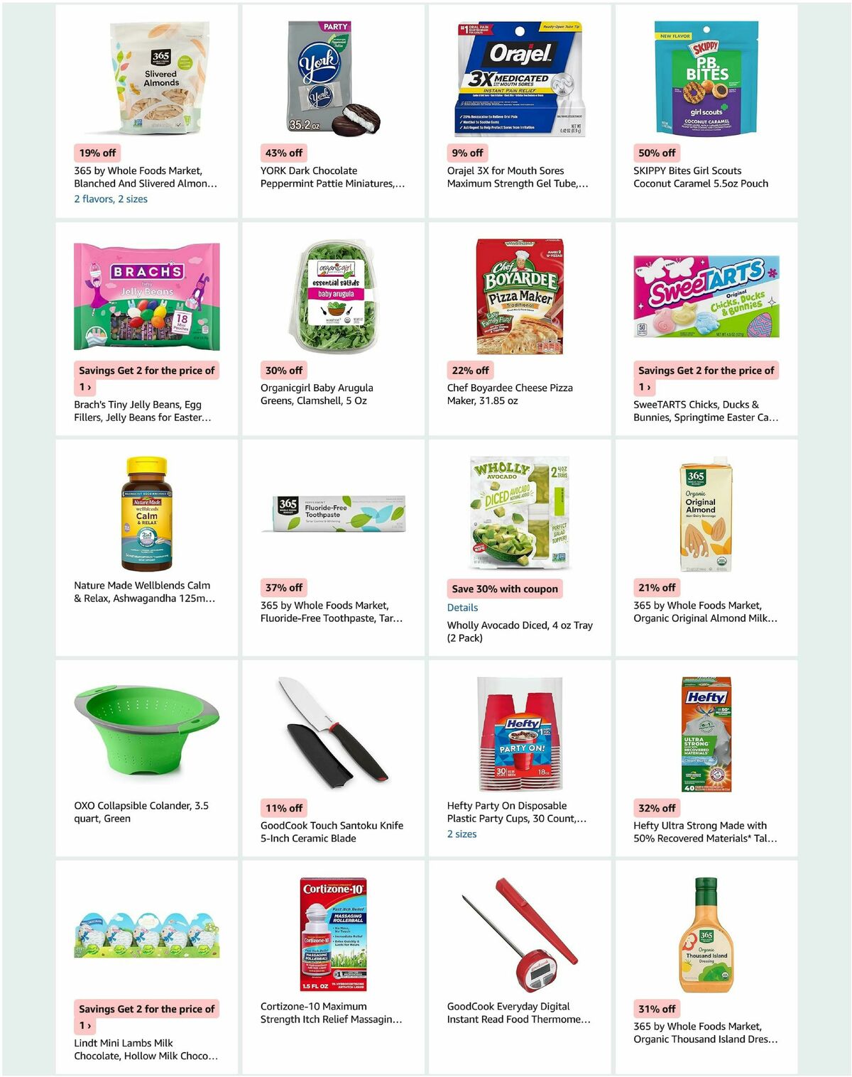 Amazon Fresh Weekly Ad from March 25