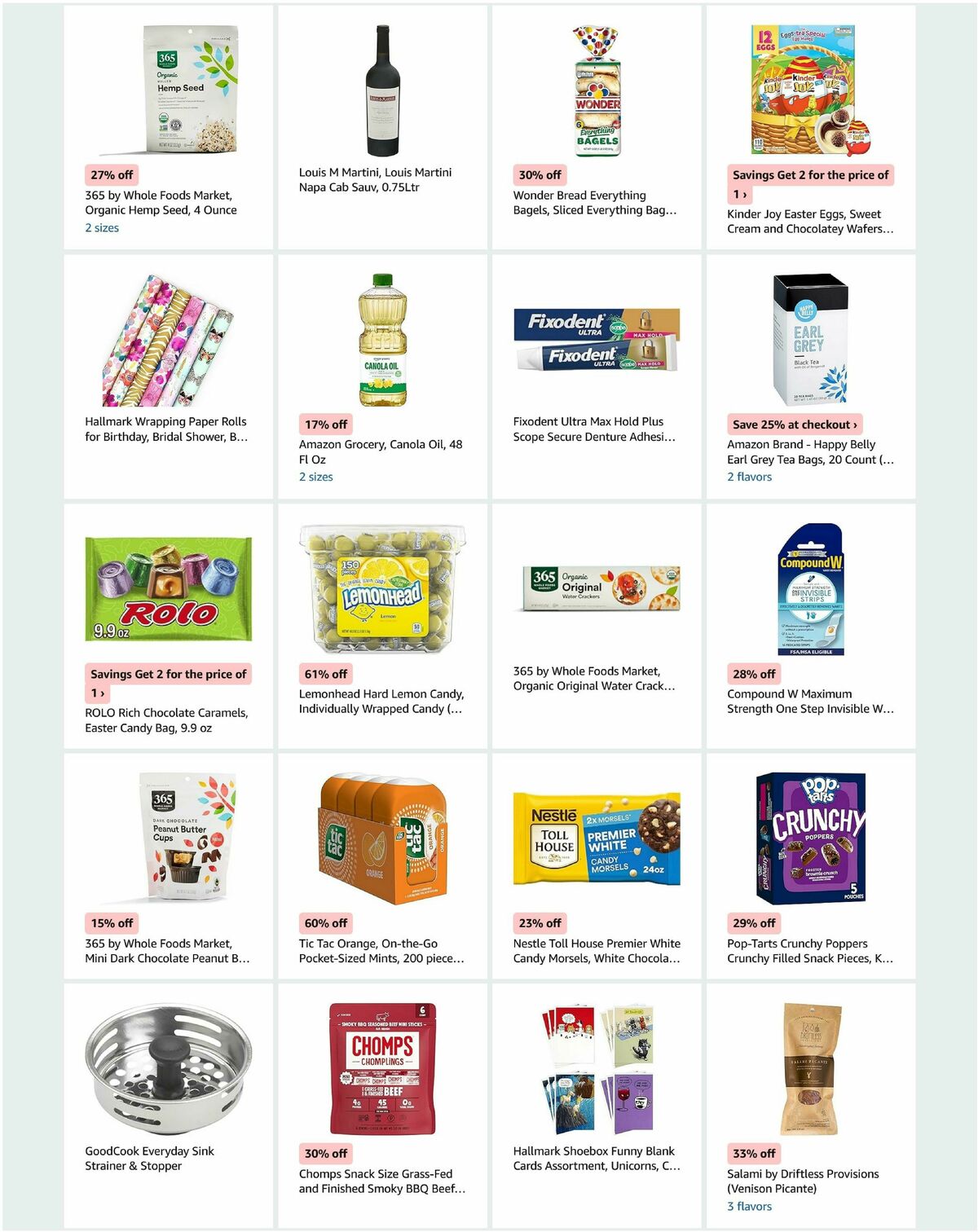 Amazon Fresh Weekly Ad from March 25