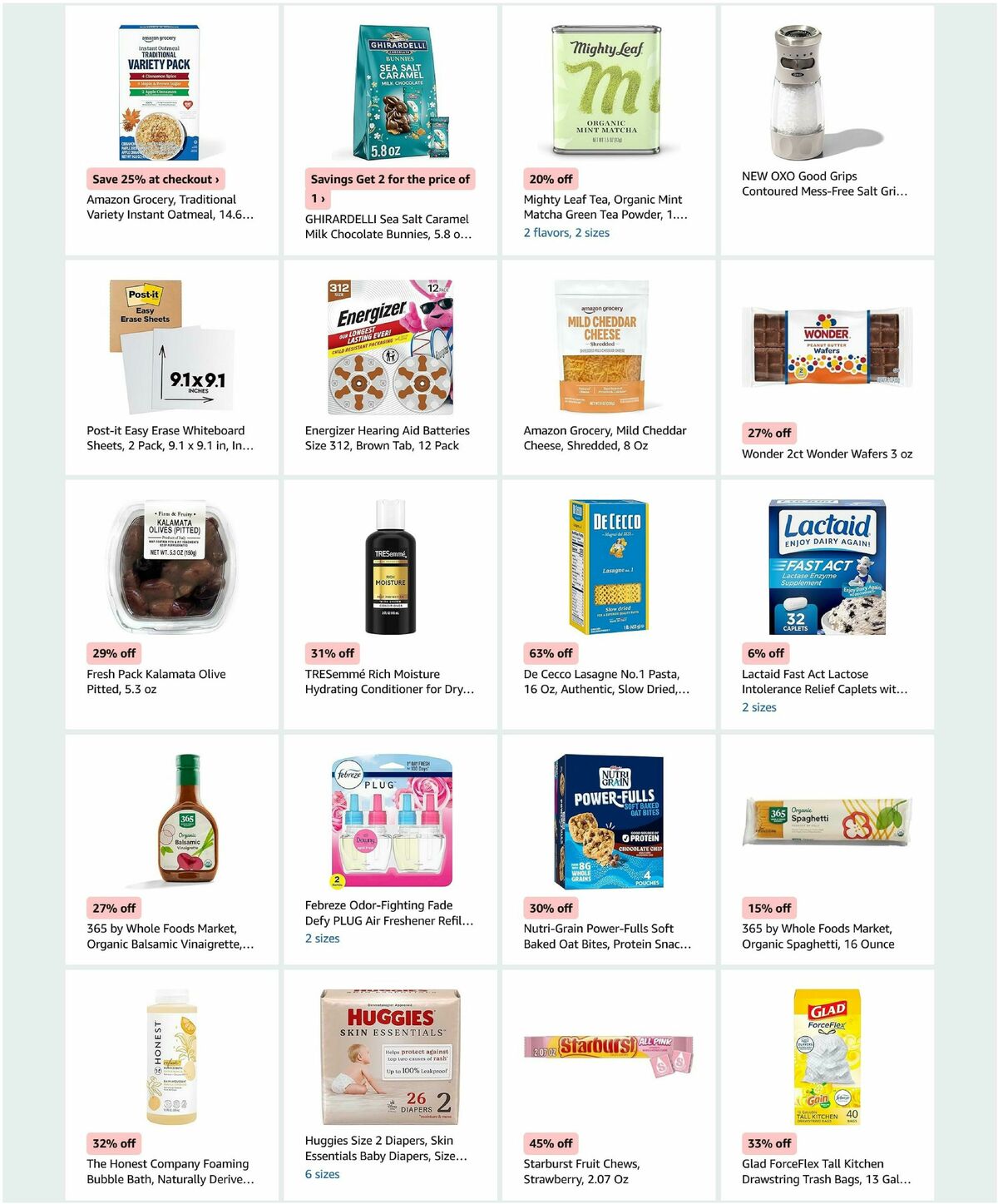 Amazon Fresh Weekly Ad from March 25