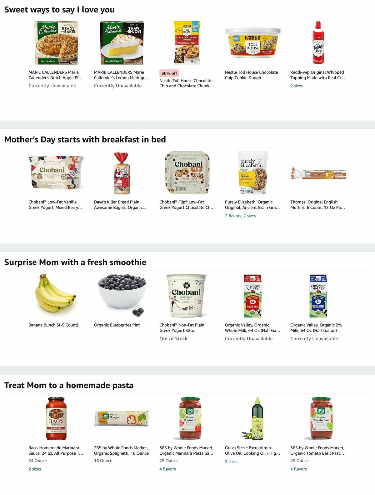 Amazon Fresh Weekly Ad from April 8