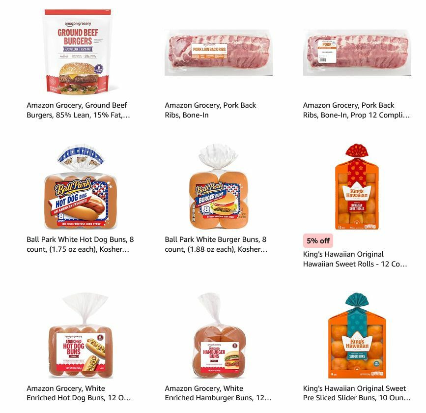 Amazon Fresh Weekly Ad from August 15