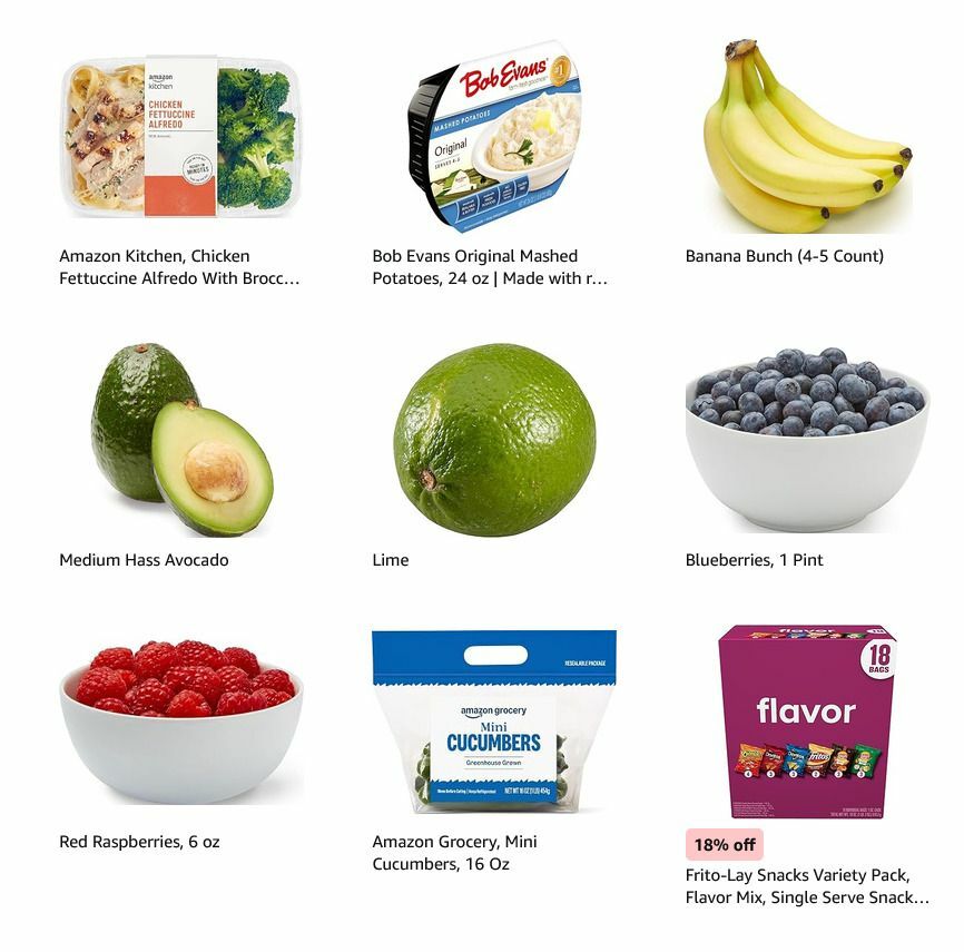 Amazon Fresh Weekly Ad from August 15