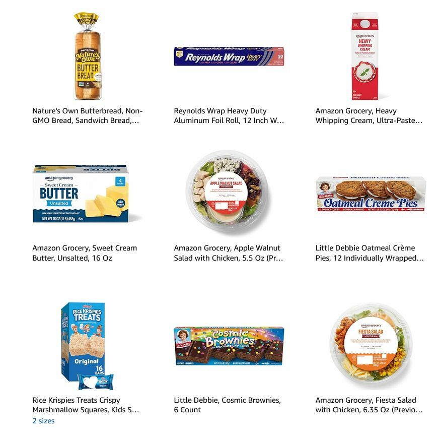 Amazon Fresh Weekly Ad from September 28