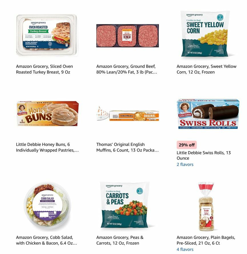 Amazon Fresh Weekly Ad from September 28
