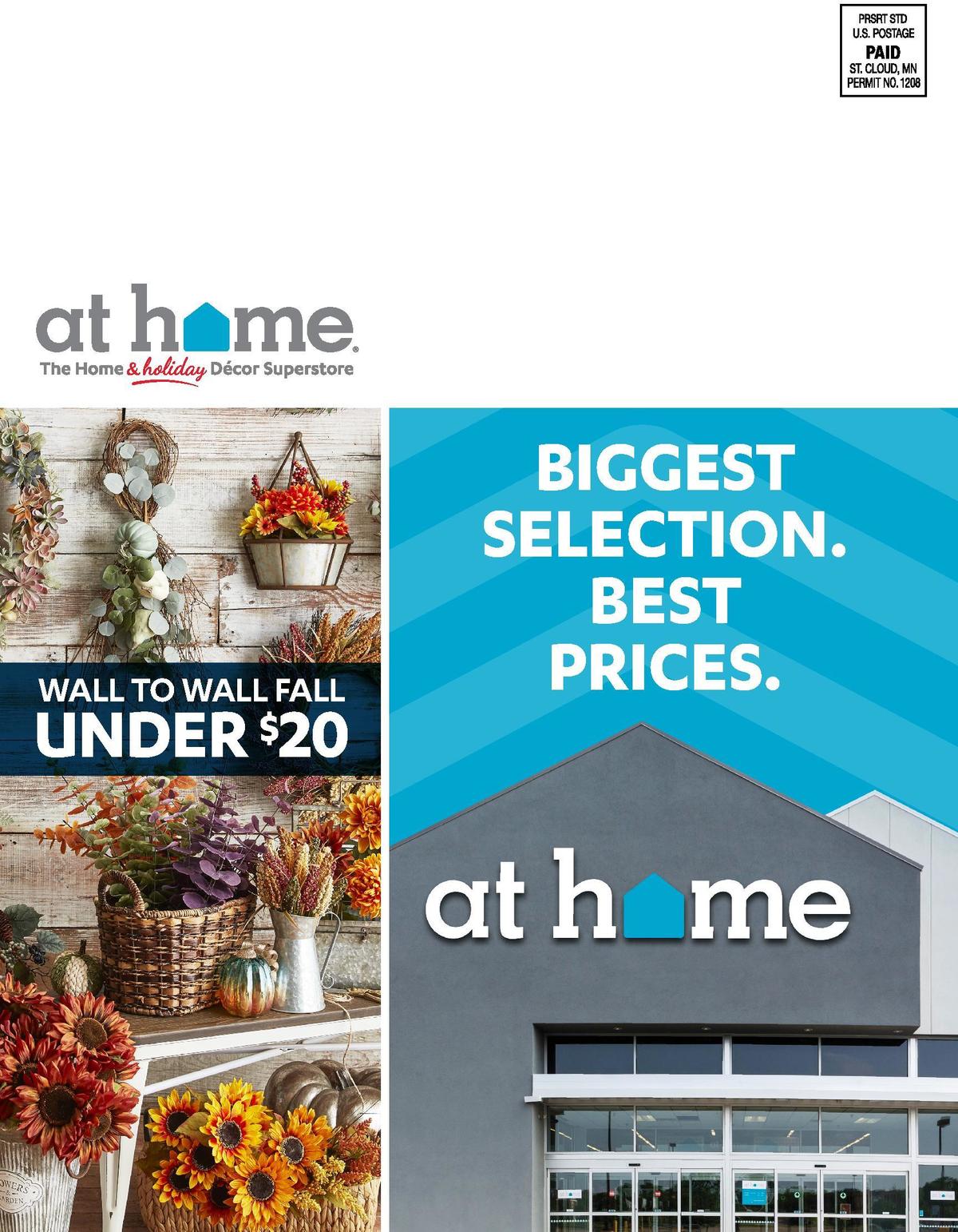 At Home Weekly Ad from September 1