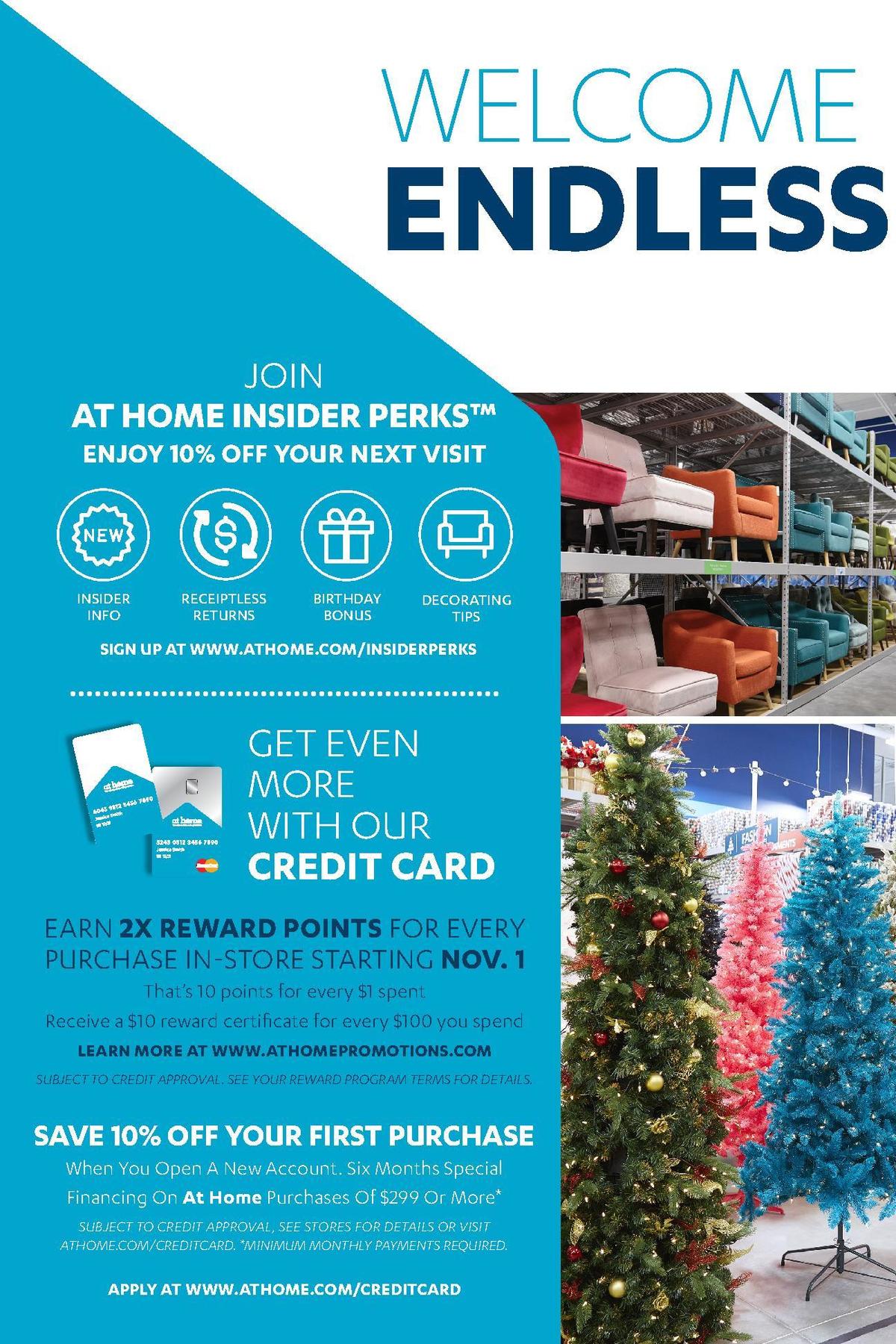 At Home Weekly Ad from November 1