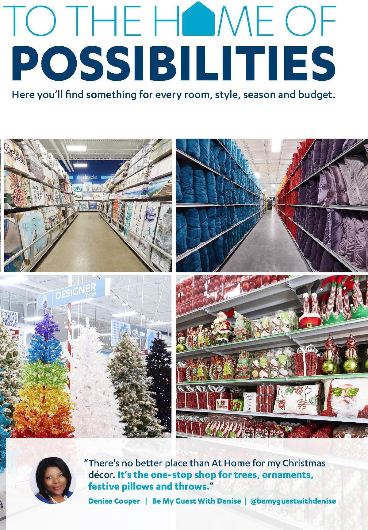 At Home Weekly Ad from November 1