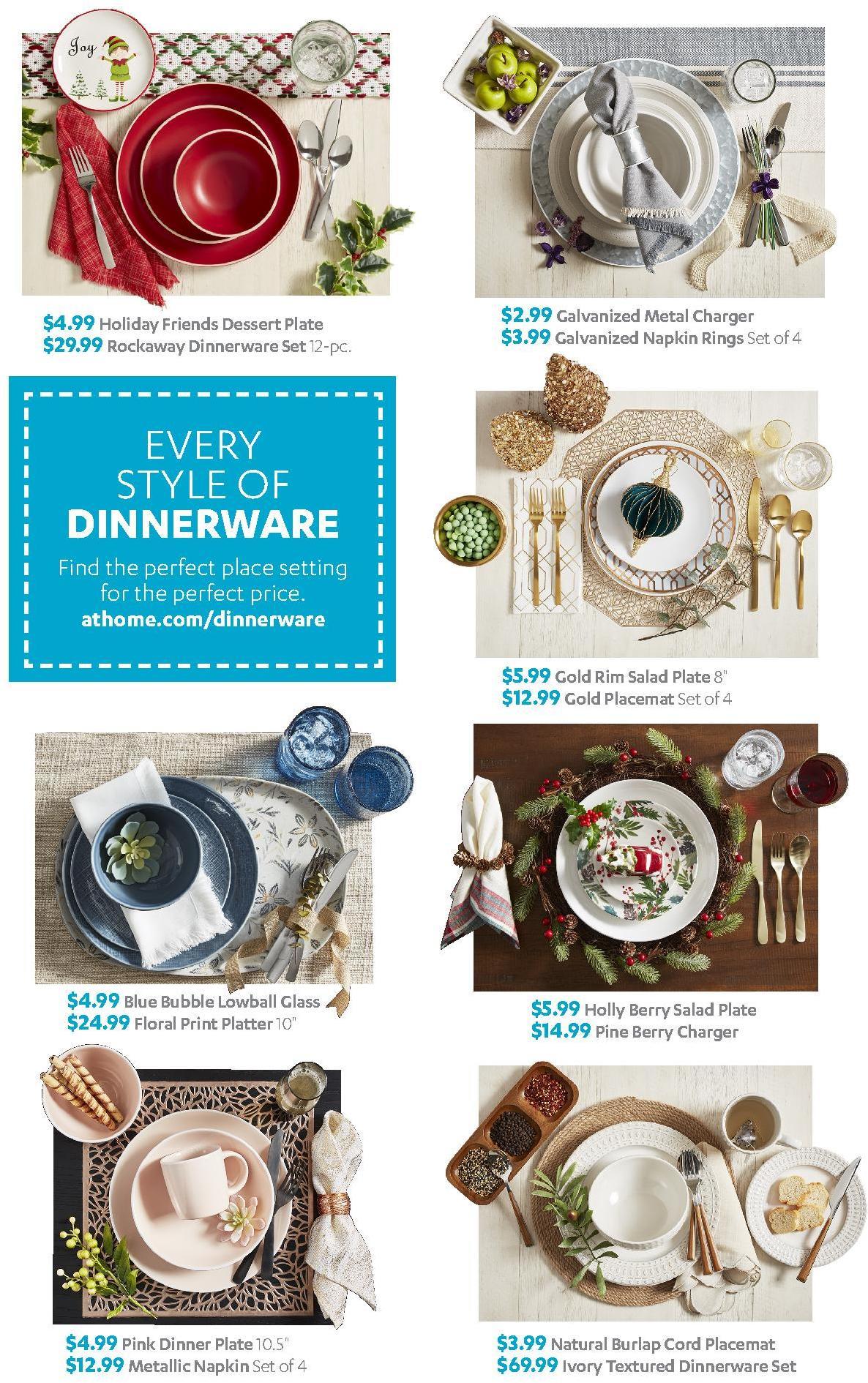 At Home Weekly Ad from November 1