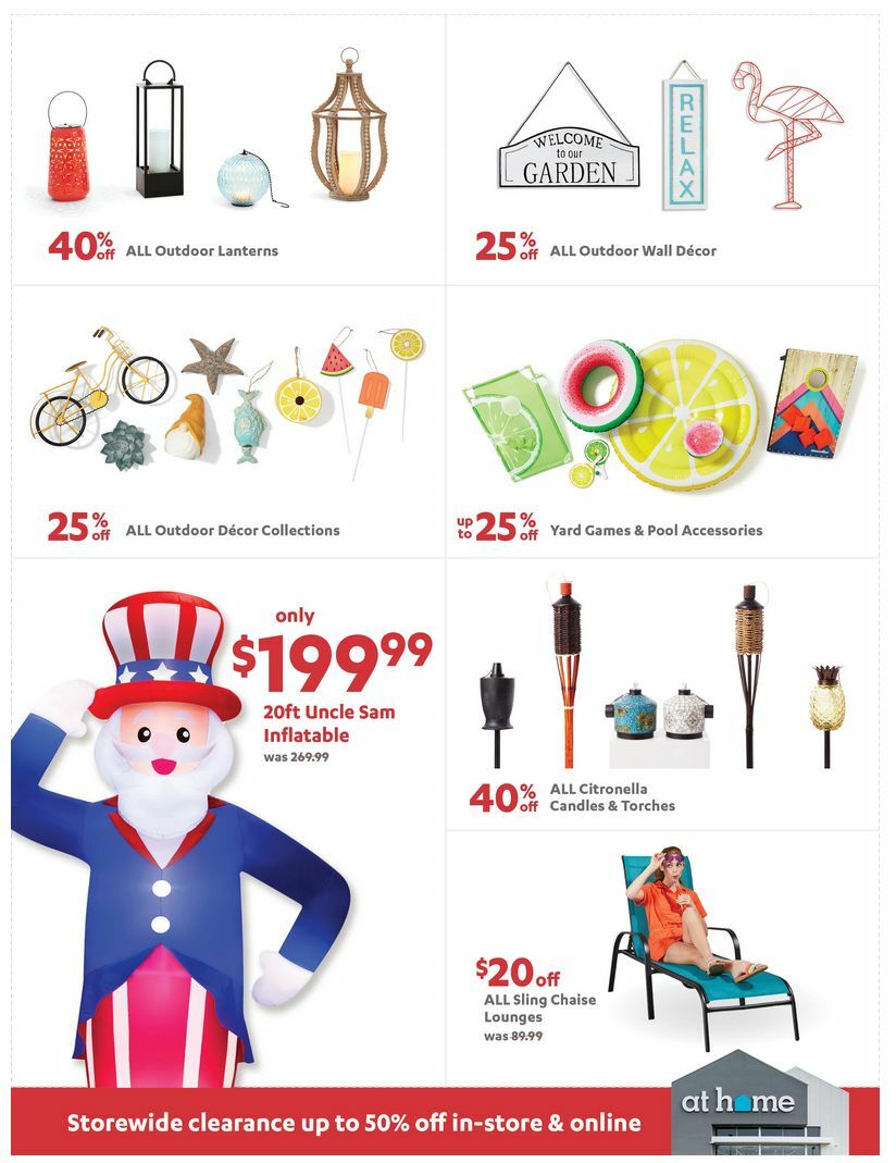 At Home Weekly Ad from May 24