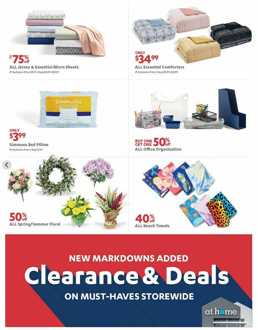At Home Weekly Ad from July 19