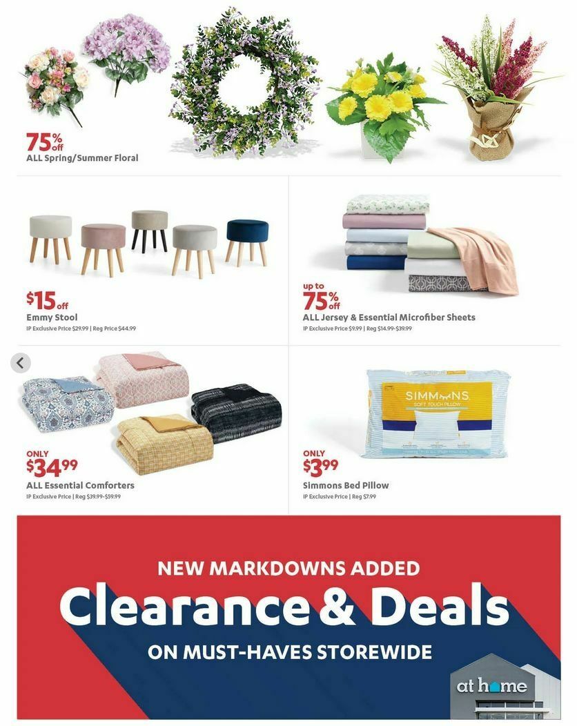 At Home Weekly Ad from August 9